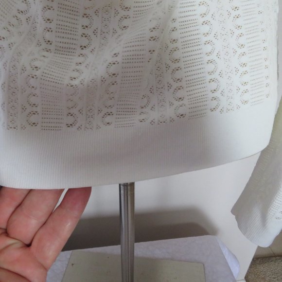 Vintage Rayure Paris Lace Button Up Blouse - Picture 6 of 7